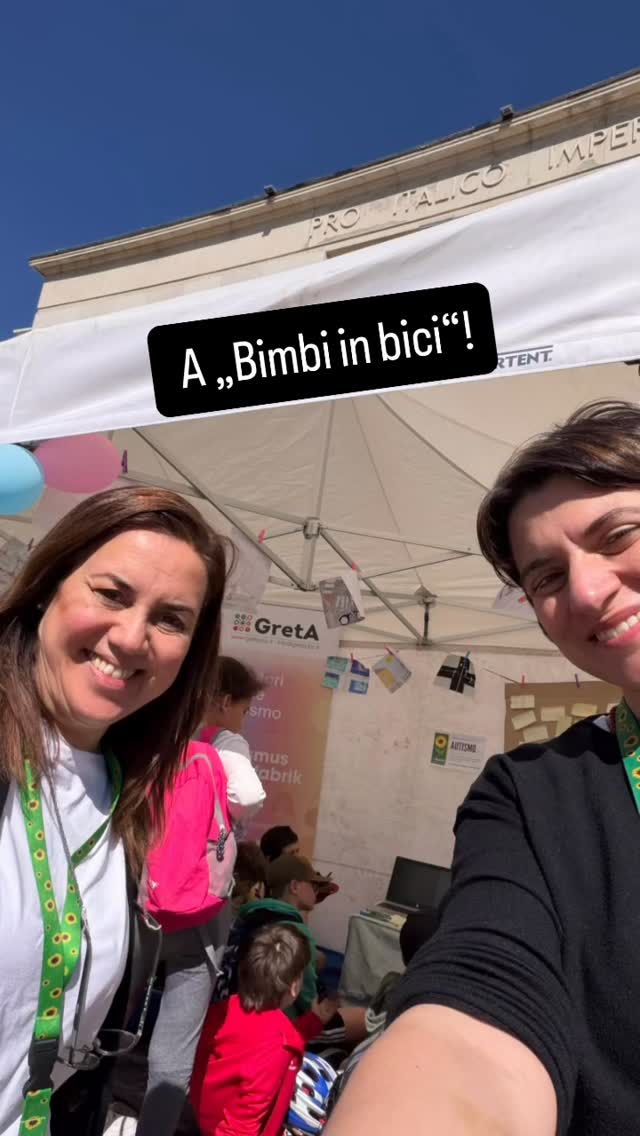 Oggi con @greta_aut abbiamo partecipato alla XX edizione dell’evento #bimbiinbici organizzato dal @comunegemeindebz! Questa edizione ha delle sezioni tematiche sull’inclusione e noi abbiamo proposto dei workshop sull‘ #autismo… Sono venute a trovarci classi di scuole di lingua italiana e tedesca, che ci hanno lasciato dei commenti bellissimi❤️